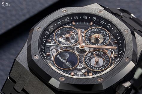 audemars piguet negro|Audemars Piguet skeleton perpetual calendar.